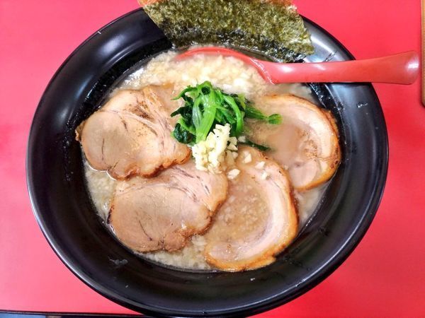 「期間限定 背脂肉白湯麺」@和風らーめん はるやの写真