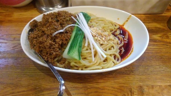 「成都式担々麺(汁なし)大盛」@Dandan spicy noodlesの写真