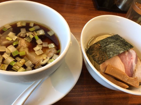 「特選醤油つけ麺」@塩らーめん 千茶屋の写真