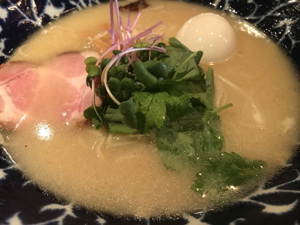 「鶏そば味玉」@鶏そば HIBARIの写真