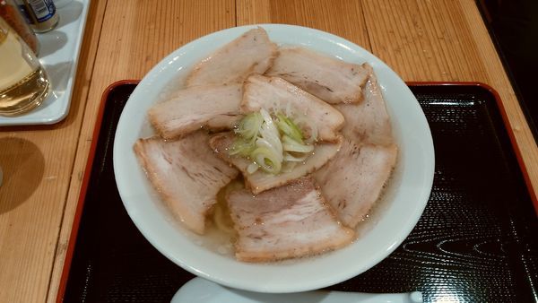 「【うえんで食堂】会津山塩チャーシューメン(極太手打ち)」@日本橋ふくしま館 MIDETTE ミデッテの写真