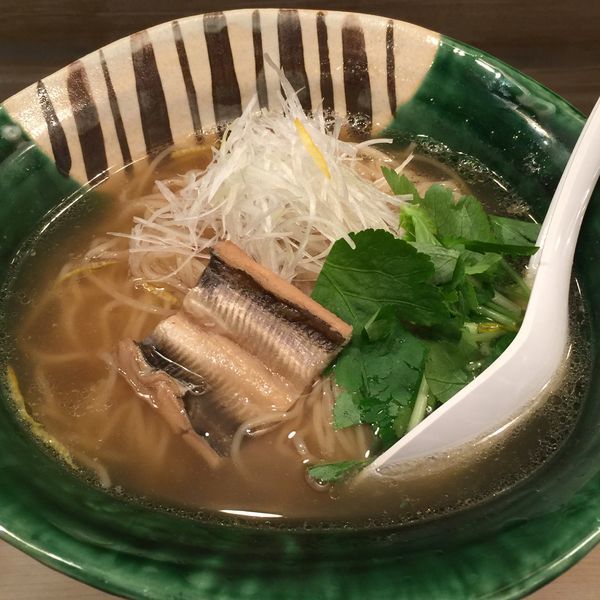 「江戸前あっさり魚貝らぁ麺」@せんの写真