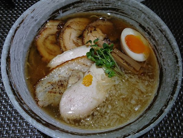 「石釜あご出汁麺」@西山屋の写真