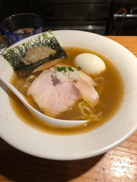 「オマールブルー✖️カニ味噌の塩そば」@麺処 篠はらの写真