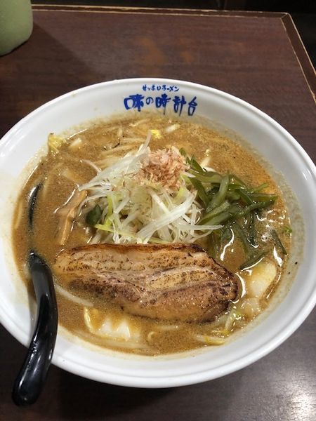 「味噌ラーメン」@味の時計台 上野店の写真