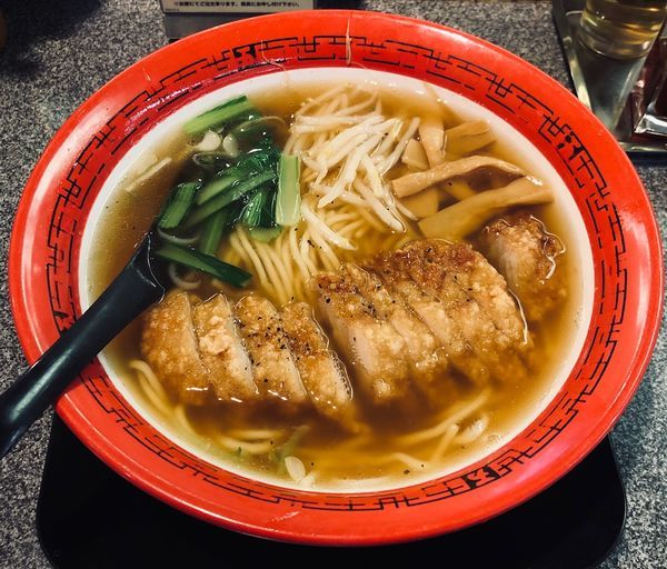 「排骨拉麺（麺固￥850）」@万世麺店 有楽町店の写真