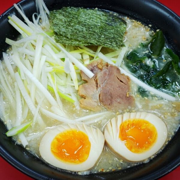 「特製塩ラーメン ６４０円＋餃子 ２００円」@ラーメン力○の写真
