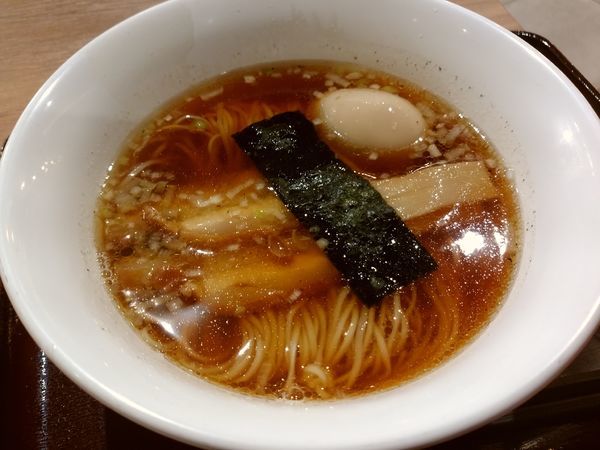 「味玉中華そば６００円」@カドヤ食堂 阪神梅田店の写真