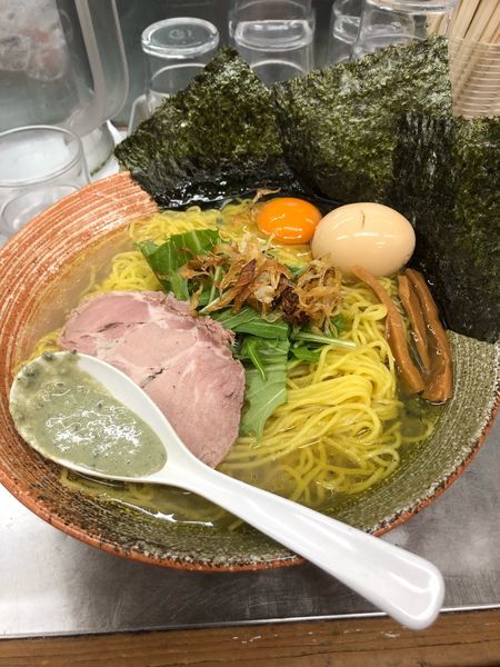 「牡蠣出汁の塩ラーメン」@覆麺 智の写真