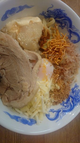 「まぜそば(並) たまごあり」@ジャンクガレッジ 深谷店の写真