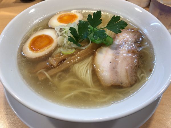 「鯛だし塩そば味玉」@らーめんDINING れんげの写真