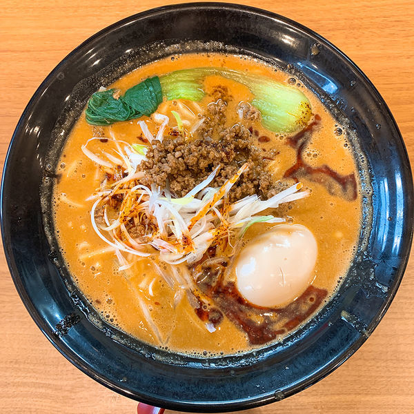 「担々麺＋味付玉子」@ばってんラーメン 鴨宮店の写真