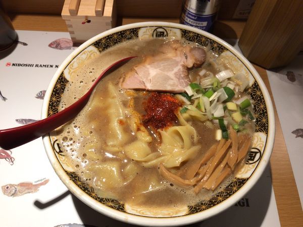 「こってり煮干だし茶漬けセット(1000円)」@すごい煮干ラーメン凪 西新宿7丁目店の写真