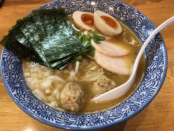 「特製濃厚醤油鶏白湯そば 1000円」@麺屋きよたかの写真