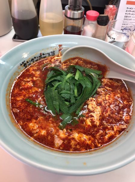 「タンタン麺大辛ニラ入り」@元祖ニュータンタンメン本舗 根岸店の写真