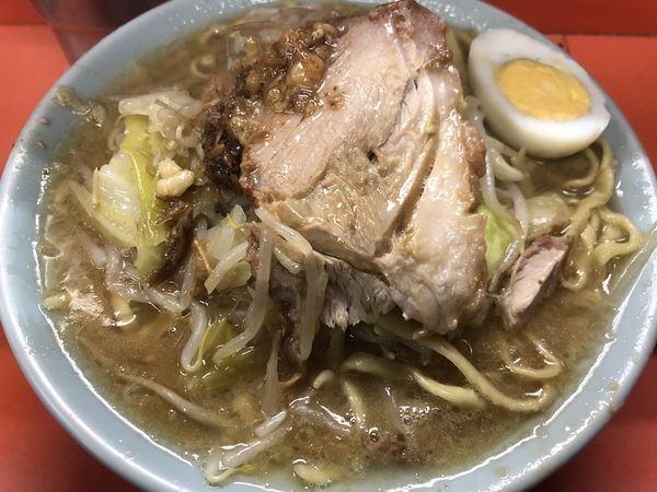 「富士丸ラーメン・ニンニク（850円）」@ラーメン富士丸 神谷本店の写真