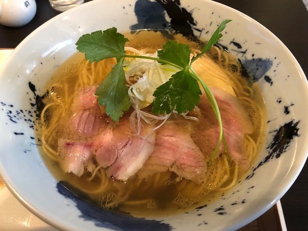 「【限定】鶏と豚の拉麺」@豚骨清湯・自家製麺 かつらの写真