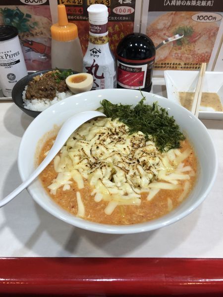 「焦がしチーズタンタンメン+Bセット」@奴が愛したタンタンメン メーギ・テントーチの写真