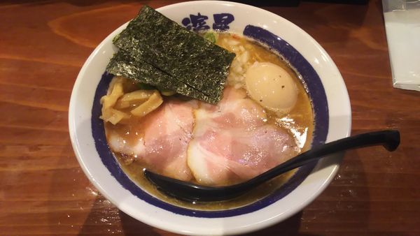 「濃厚煮干しそば+味玉 880円」@濃厚煮干しそば 麺匠 濱星 関内店の写真