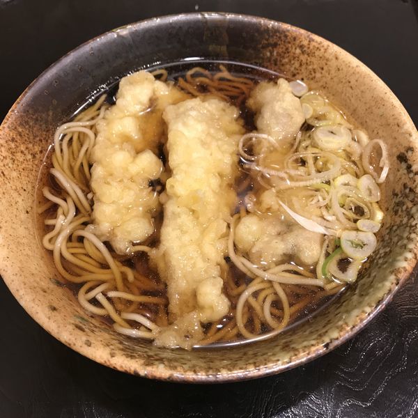 「【期間限定】どーんと尾の身の天ぷら(¥600)」@えきめんや 横浜店の写真