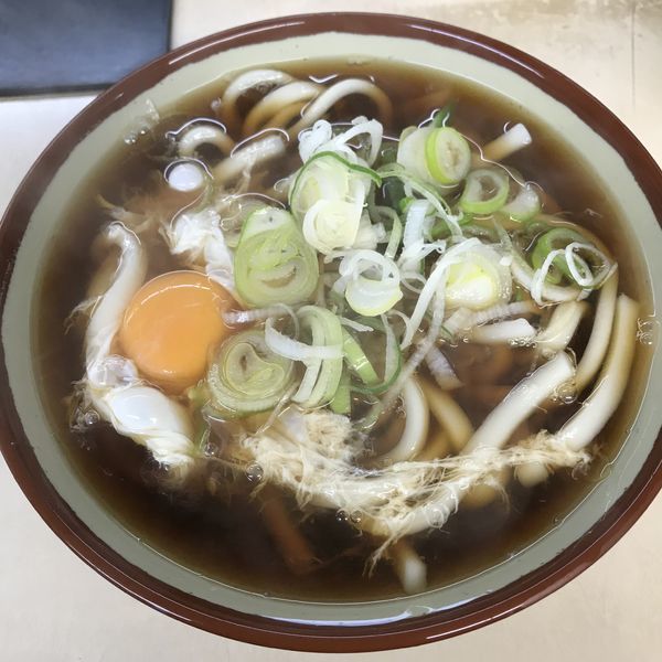 「玉子うどん（￥340）」@きそば鈴一の写真