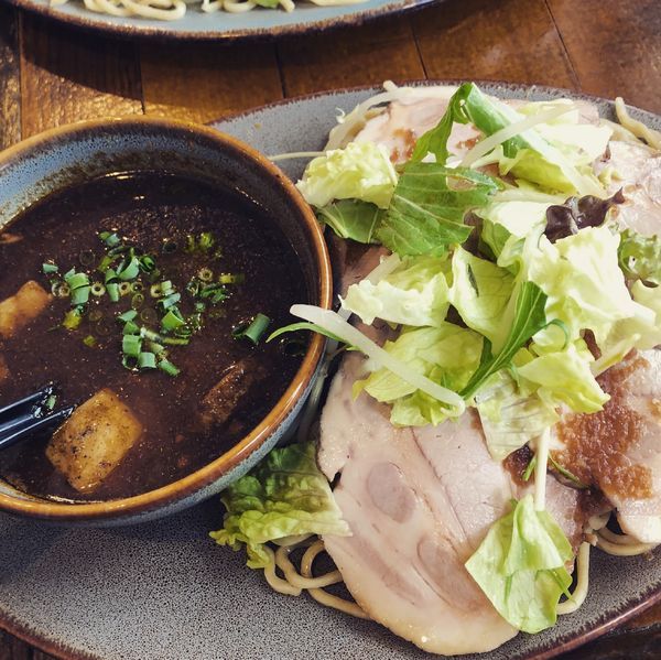 「ローストポークカリーつけ麺」@Cafe Montanaの写真