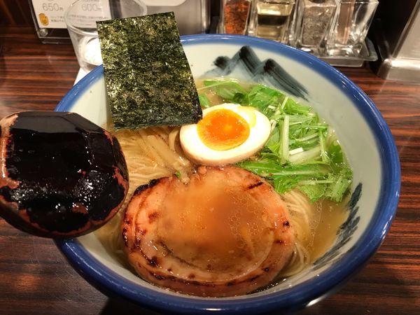 「塩ラーメン 淡麗」@AFURI 麻布十番店の写真