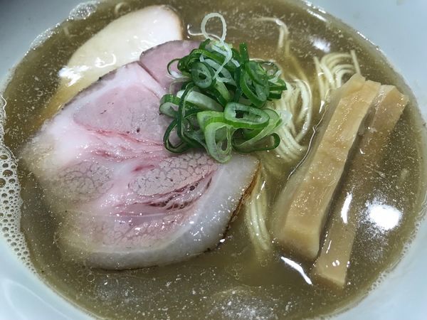 「中華そば780円+味付き替え玉200円」@中華そば 西川の写真
