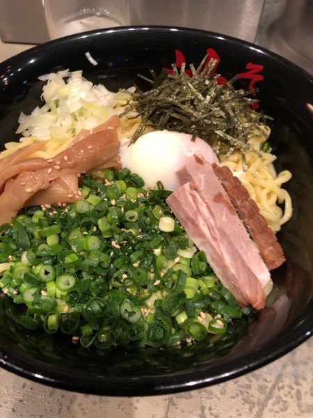 「油そば Aトッピング」@東京油組総本店 池袋組の写真