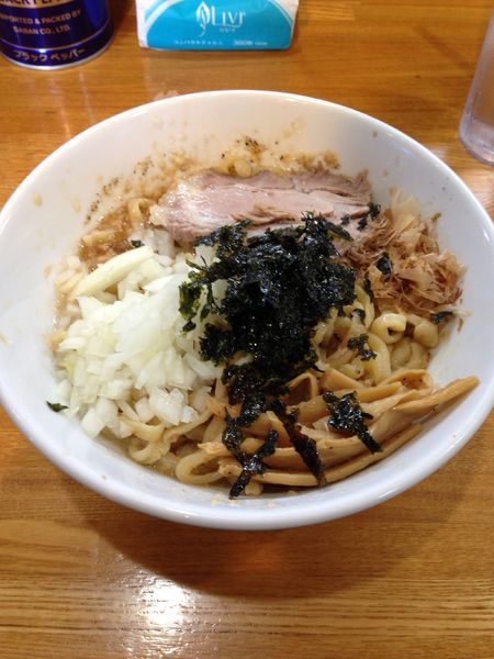 「あぶらそば大盛り 大脂」@中華そば136の写真