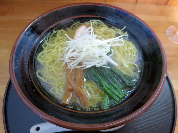 「塩らーめん ６００円」@和風ラーメン 味のほうさくの写真