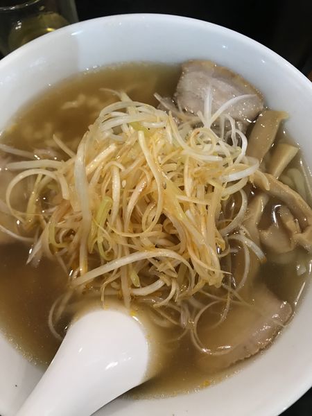 「ネギラーメン」@喜多方ラーメン 坂内 五反田駅前店の写真