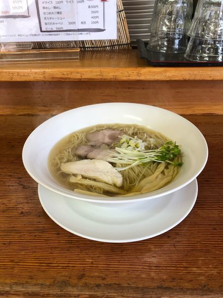 「焼きアゴ塩そば」@中華そば 極宇の写真