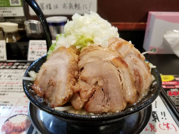「味噌ラーメン+野菜大盛」@WILDラーメンの写真