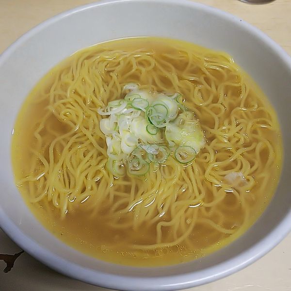 「かけ中華（塩）」@元祖一条流がんこ 西早稲田店の写真