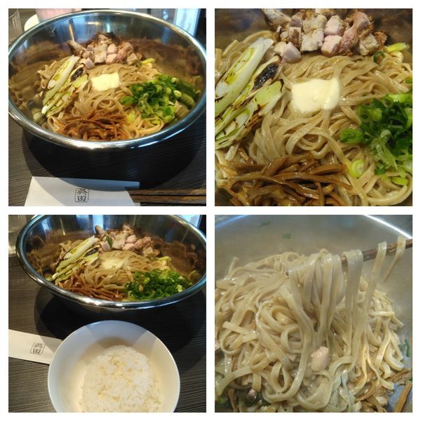 「鴨油とエシレバターの油そば＋大盛り」@柳麺 呉田-goden-の写真