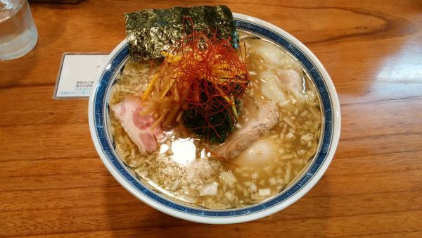 「【期間限定】特製ゆず香る魚介中華そば¥1050-」@アメノオトの写真