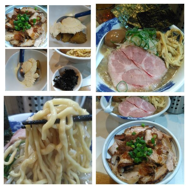「【限定】豚コクラーメン＋炙りチャーシュー丼」@麺屋 扇 SENの写真