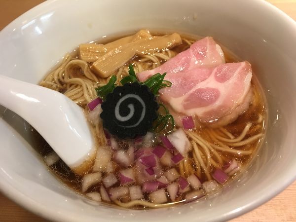 「のどぐろそば」@らぁ麺 はやし田 新宿本店の写真