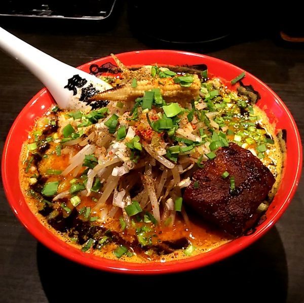 「もやしカラシビ味噌らー麺 (カラ増し シビ増し)」@カラシビ味噌らー麺 鬼金棒の写真