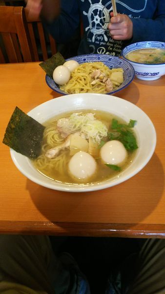 「淡麗とりそば（大盛り）味玉サービス」@麺匠 清兵衛の写真