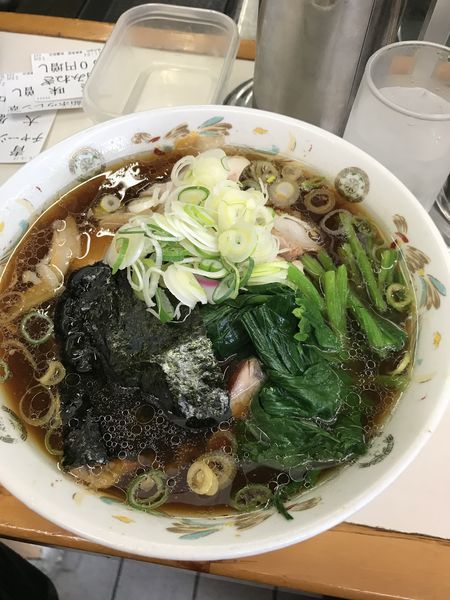 「大盛+ネギ+ほうれん草」@青島食堂 秋葉原店の写真