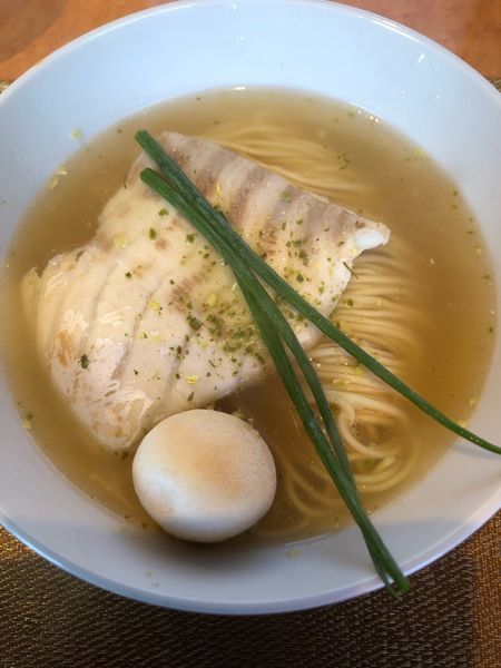 「限定 鯛山椒塩そばと中トロ雲丹飯1000円」@柴崎亭の写真