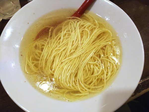 「追い節塩かけそば　700円」@立ち呑み居酒屋 金町製麺の写真