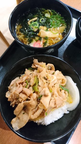 「ラーメンセット」@伝説のすた丼屋 談合坂SA（下り線）店の写真