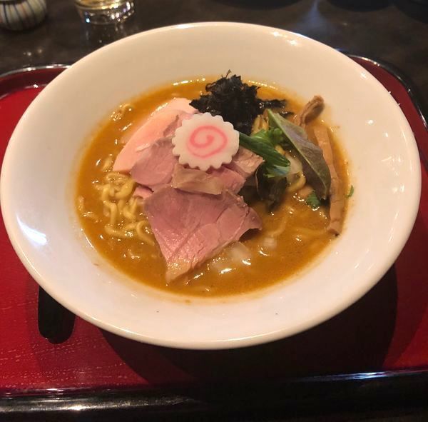 「あん肝と牡蠣の味噌そば ¥950」@鶏そば なんきち 東京店の写真