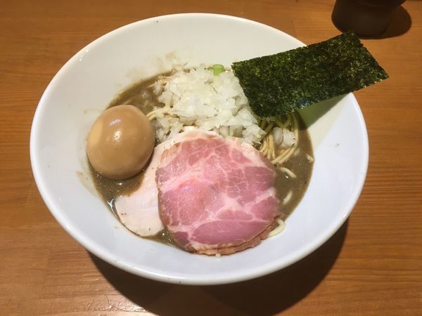 「味玉濃厚蕎麦」@亀戸煮干中華蕎麦 つきひの写真