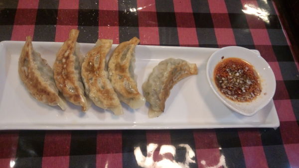 「ＡＫＩＢＡ餃子(5ケ)(480円）」@麺 AKIBAの写真