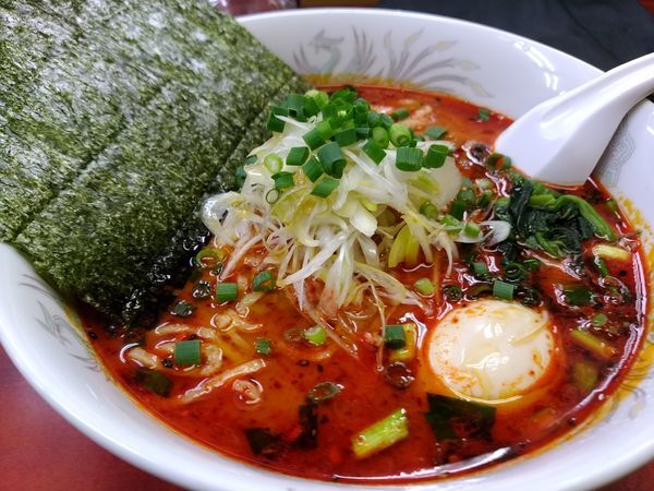 「味噌ドラたんたんめん・辛さドラゴン級730円」@らーめん ドラごんちの写真