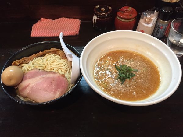 「【臨時営業限定】味噌つけ麺＋味玉」@濃麺 海月の写真